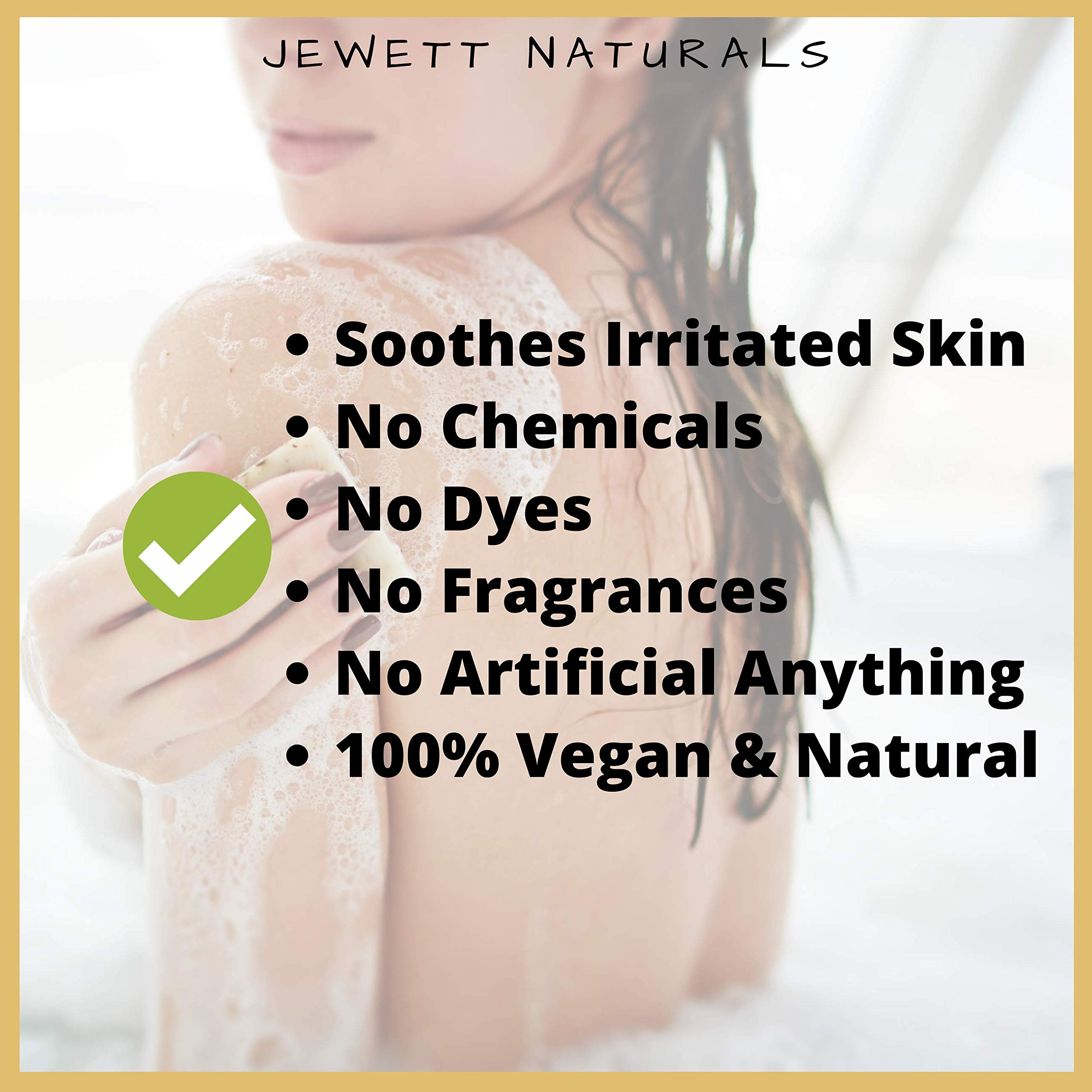 Ingrédients du savon Jewett Naturals à l’avoine colloidale pour peau délicate