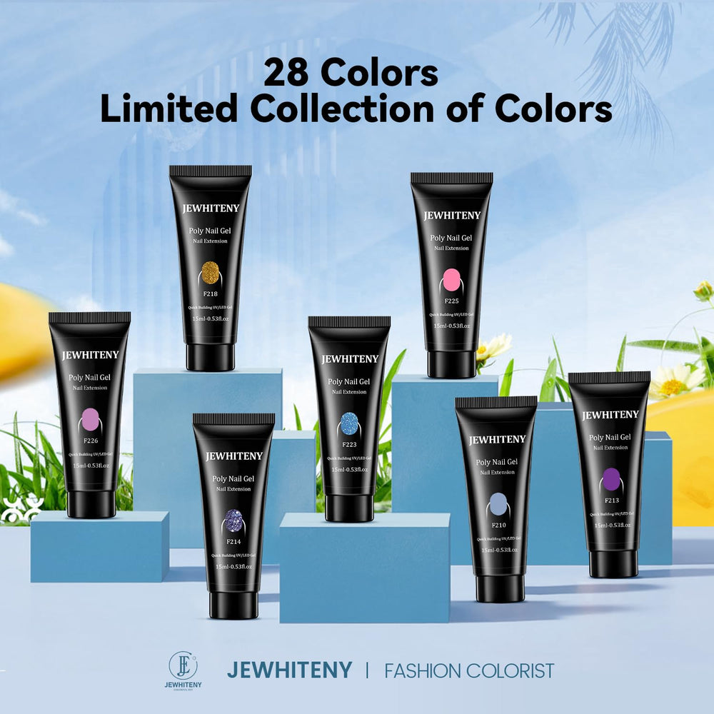 JEWHITENY palette shows wide color range for diverse nail art options