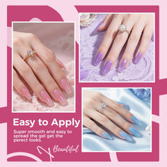 Base coat JEWHITENY 5ml prépare les ongles et prolonge la tenue.