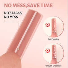 JEWHITENY – formes ongles sandwich duales 03, démoulage clair sans traces.