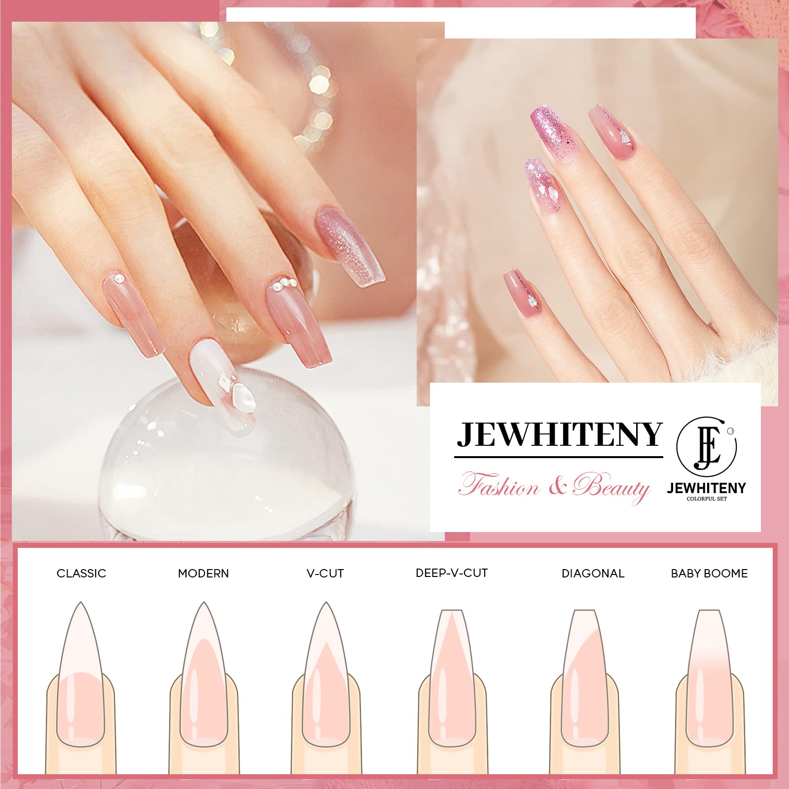 JEWHITENY kit-accessoires-manucure, organisation facile de votre routine beauté.