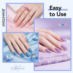 JEWHITENY included nail lamp enables quick curing for a salon-like finish