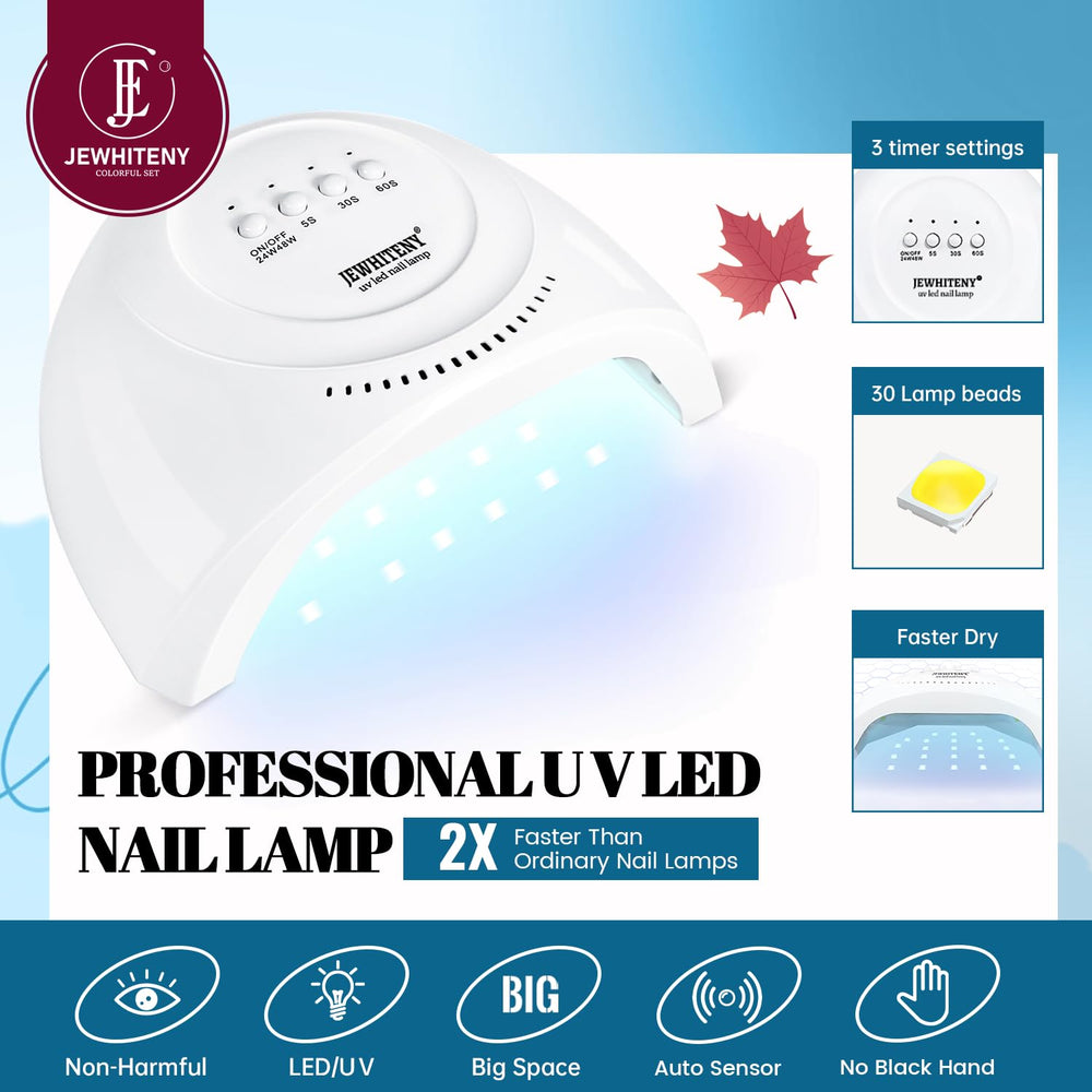 JEWHITENY pinceau poly dual facilite lapplication précise