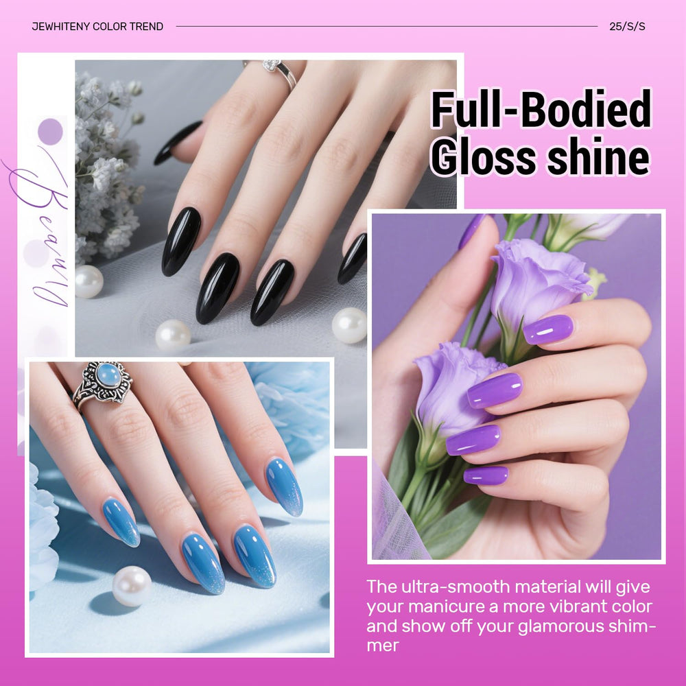 JEWHITENY Poly Gel Kit – pinceau double pour remplissage et détails