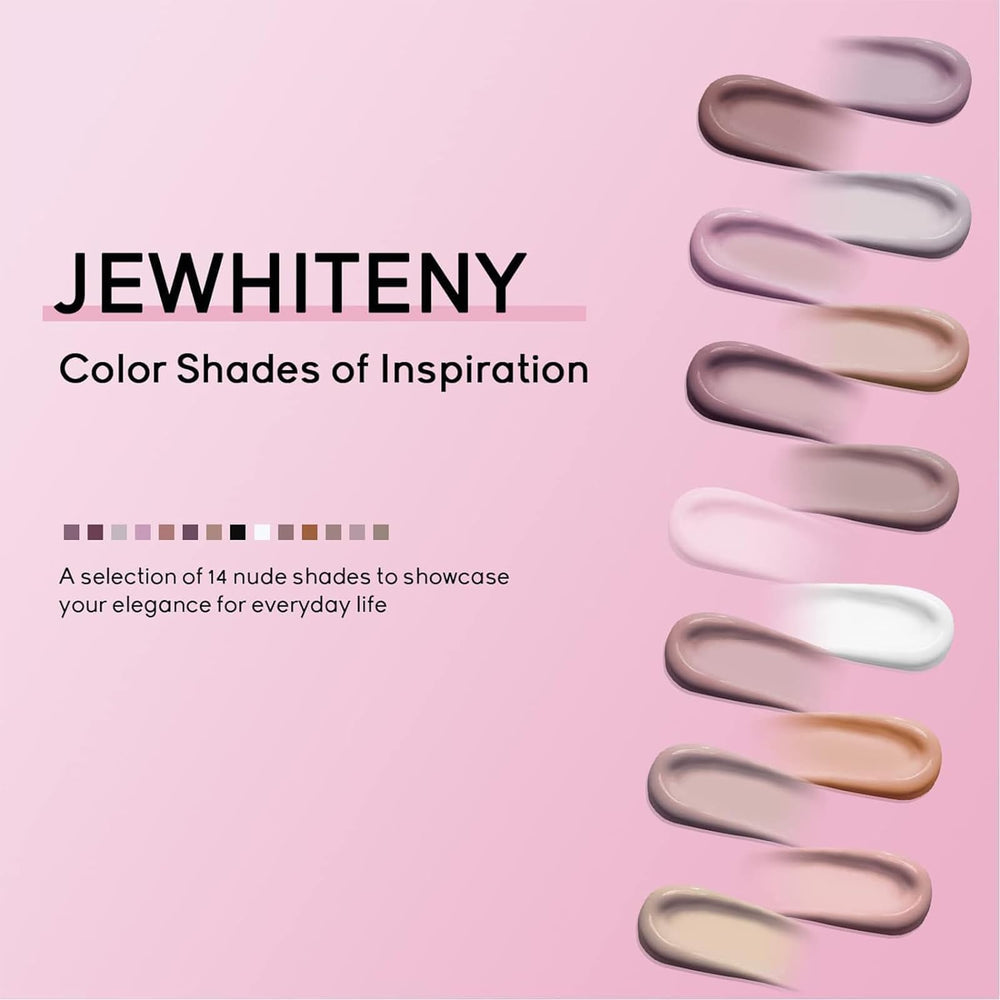 JEWHITENY solution glissante facilite le modelage du gel.