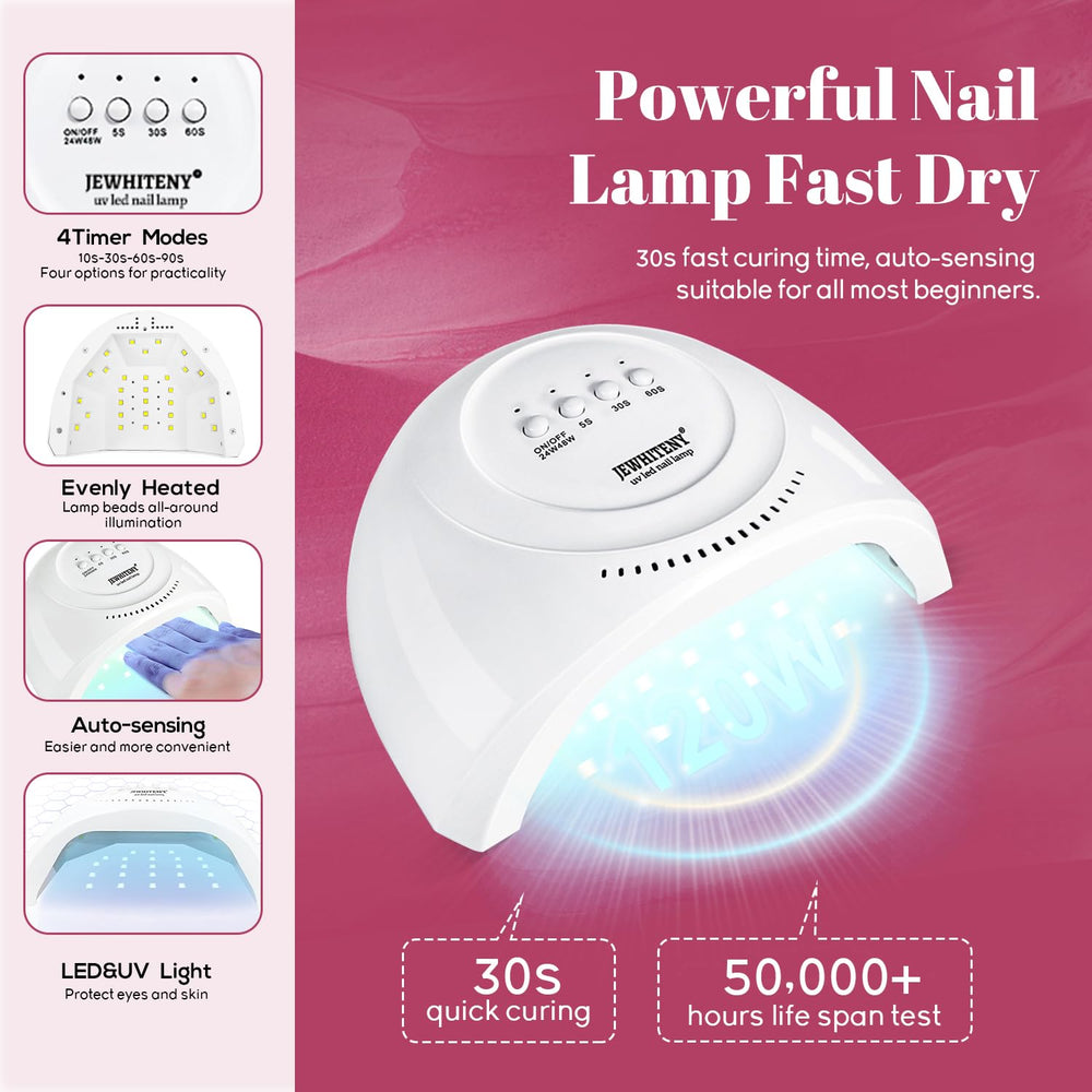Lampe JEWHITENY avec écran LCD: réglages simples et précis.