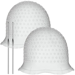 Jexine cap-teinture-a-trous, capuchon silicone pratique pour coloration à domicile sans perçage