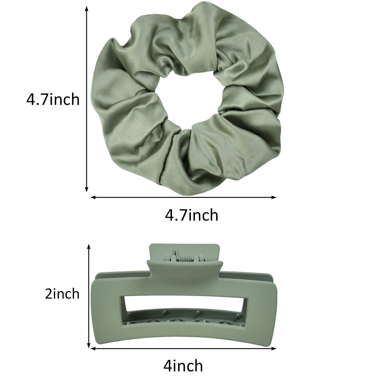 JGQUR pinces carré matte vert – grip renforcé pour une tenue sécurisée.