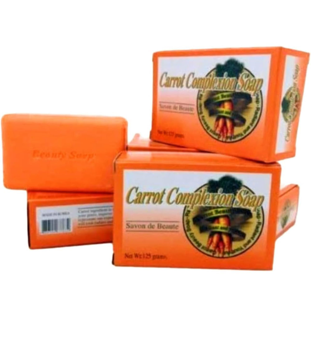 Jheppbay carrot complexion soap bar for daily cleansing and subtle skin tone improvement.