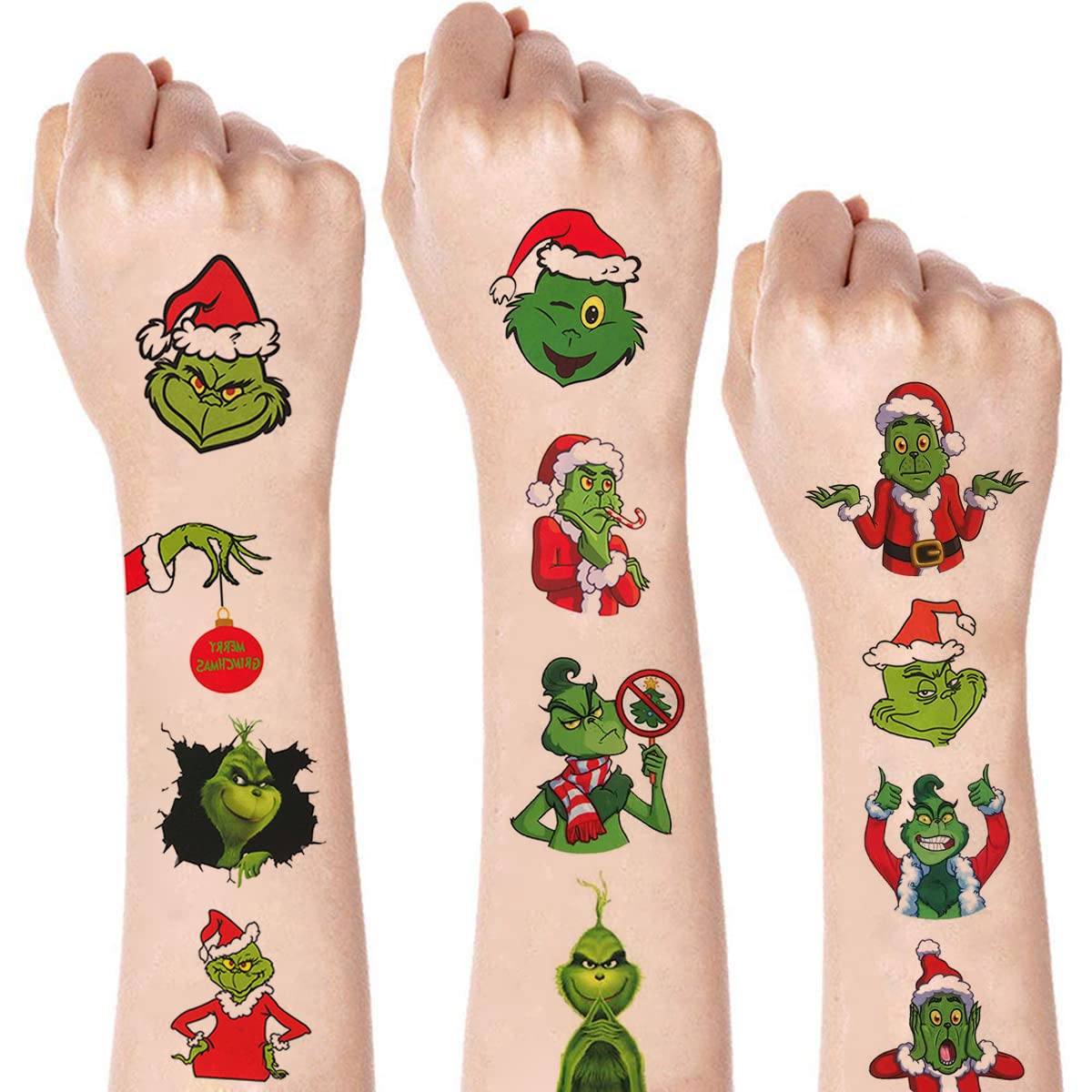Tatouage temporaire JHGKHH Noël – flocon élégant, idéal pour rehausser les tenues de fête.
