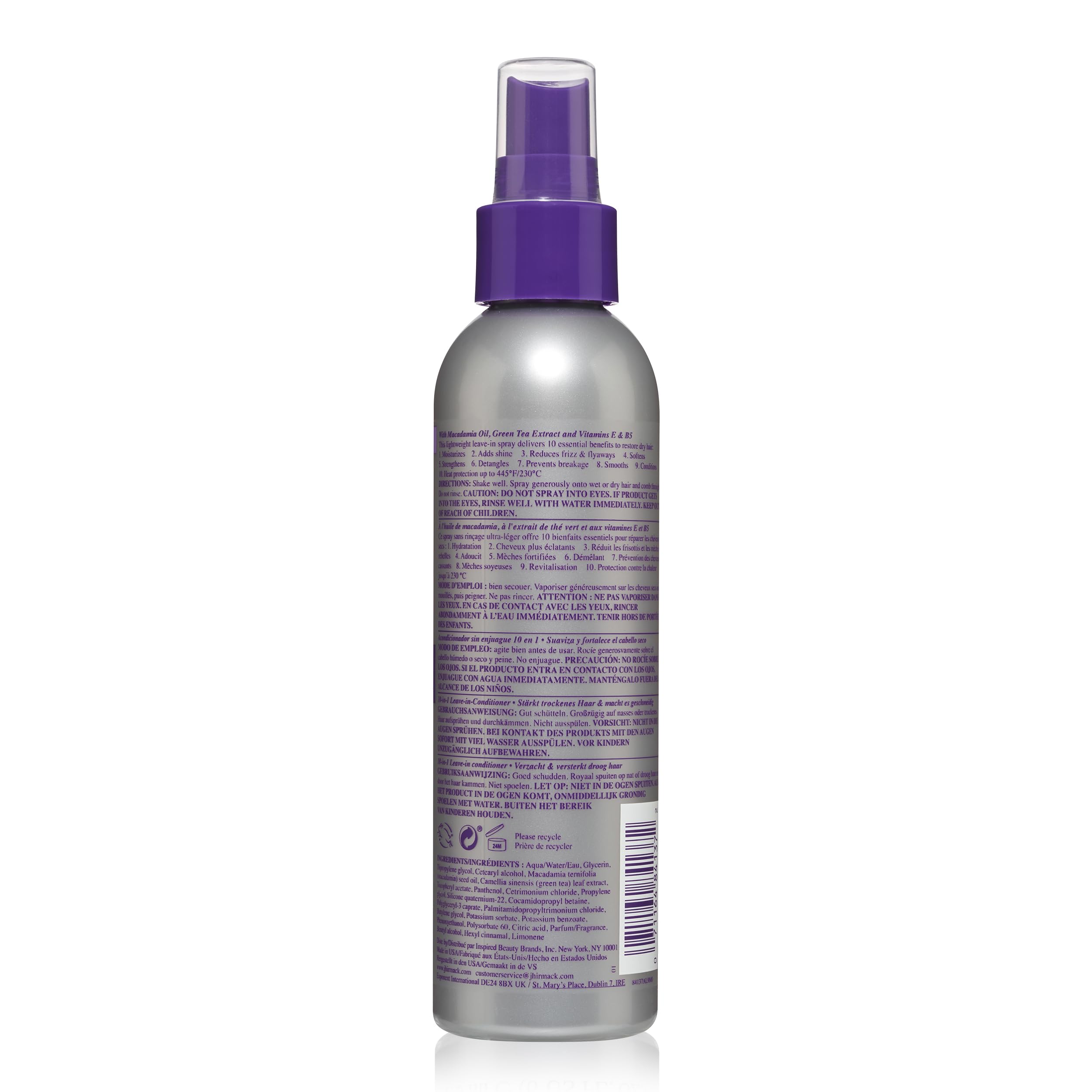 jhirmack brillance satinée, cheveux visiblement plus lumineux.