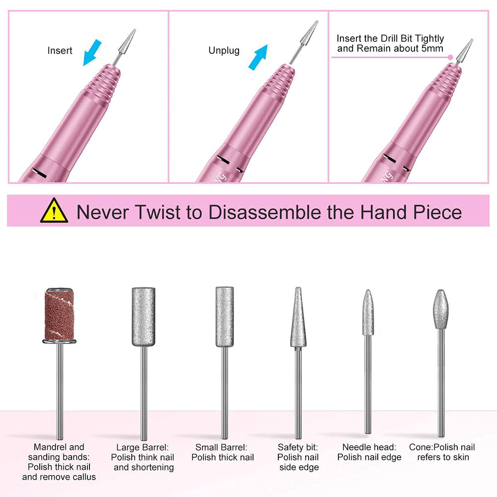 Étui de rangement pratique JIASHENG pour outils d’onglerie.
