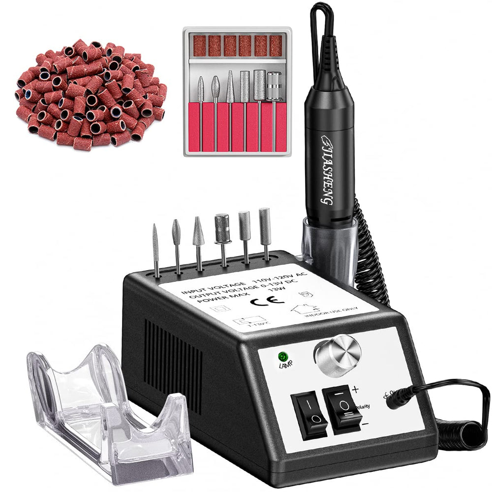 Jiasheng foreuse d’ongles électrique 20000rpm — perf rapide pour le modelage des ongles.