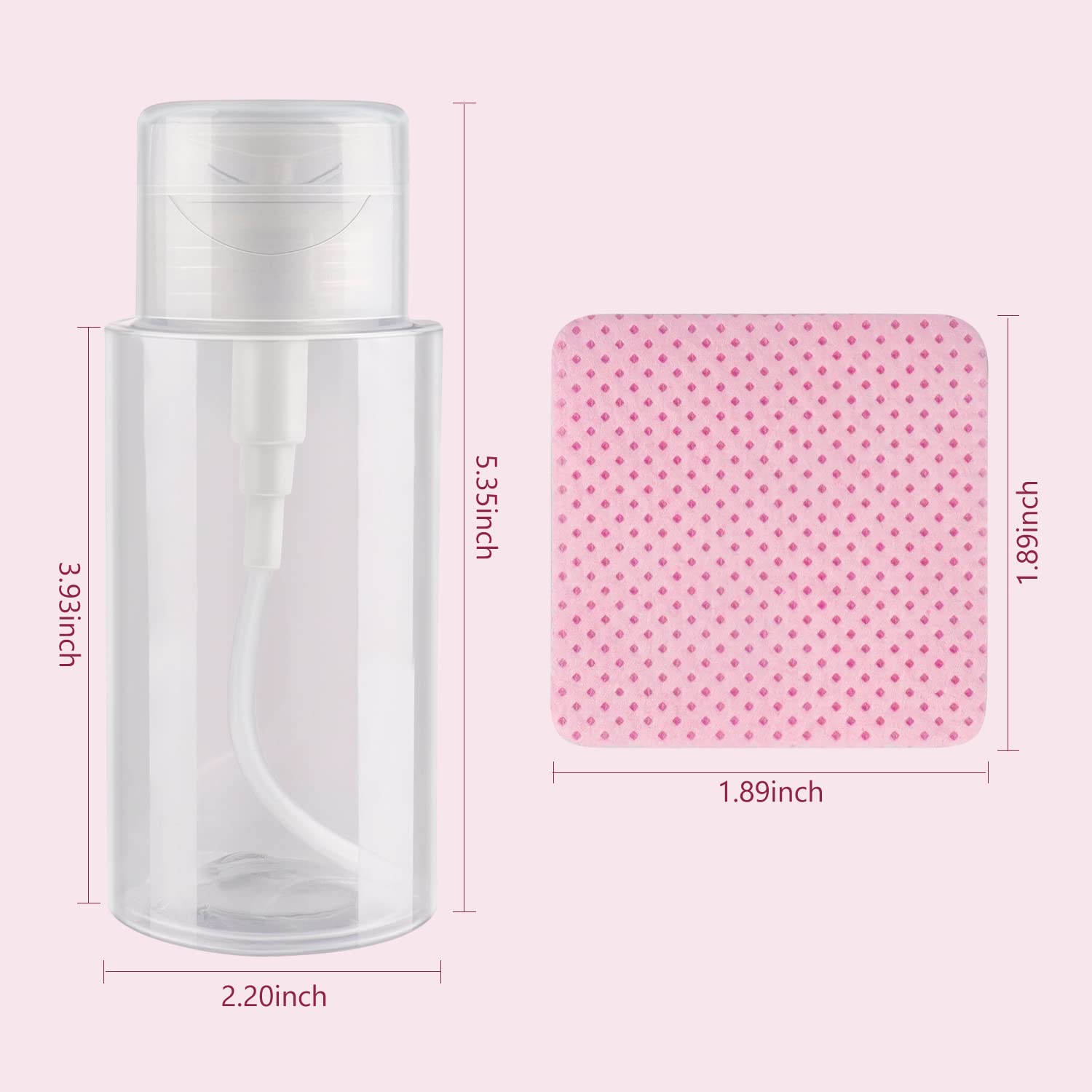 Lingettes nettoyage vernis ongles JIASHENG, retirent le vernis facilement.
