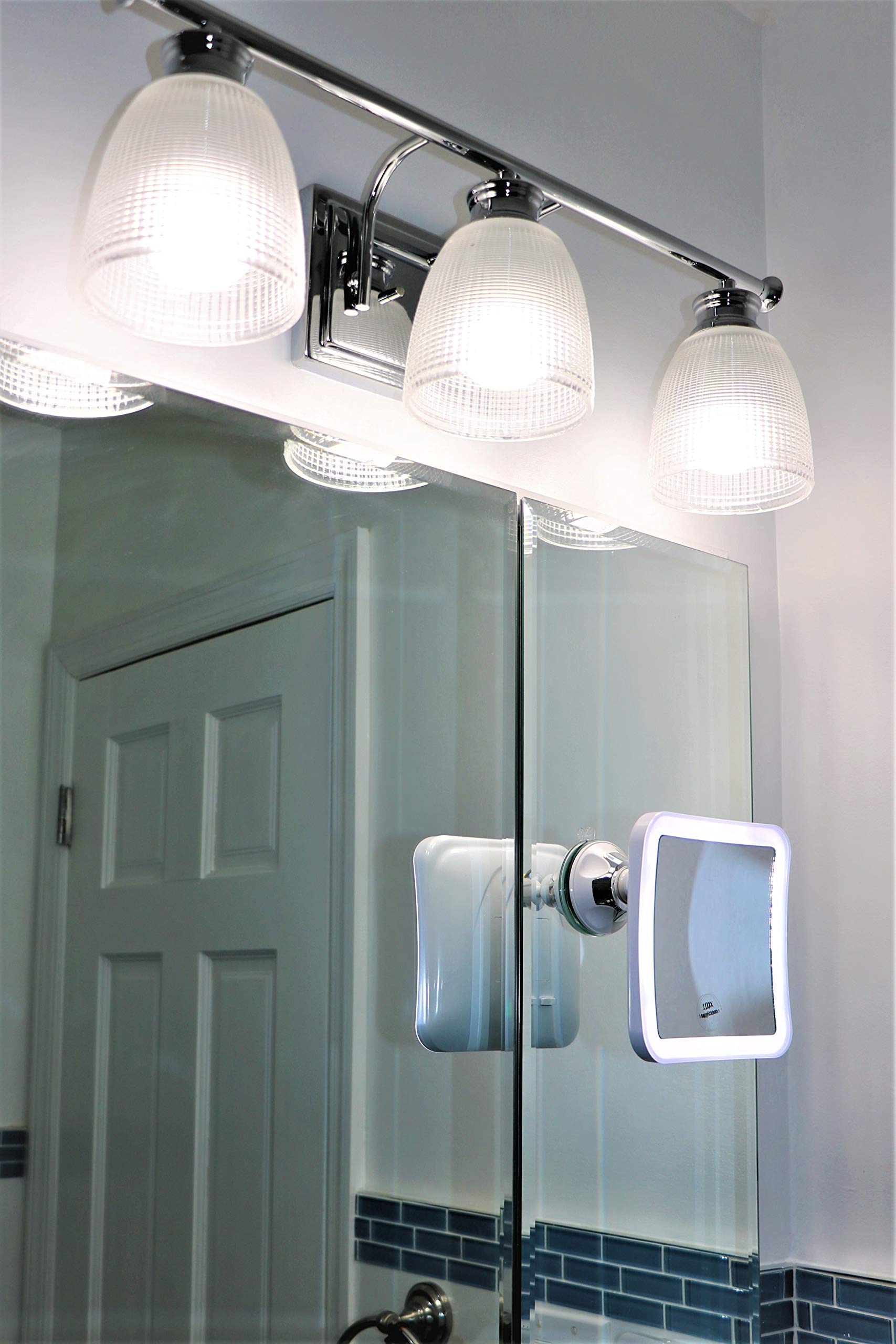 JiBen miroir compact rechargeable pour déplacements