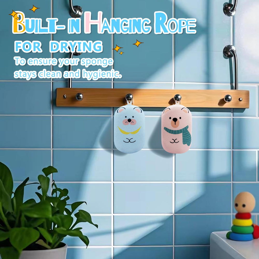 JielileHome loofah enfant, usage simple et rapide pour le bain.