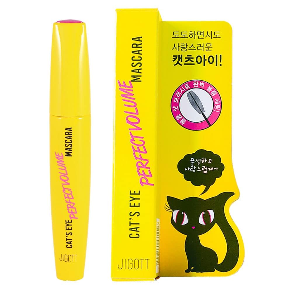 Jigott Mascara Yeux cils longs pour un regard net et défini.
