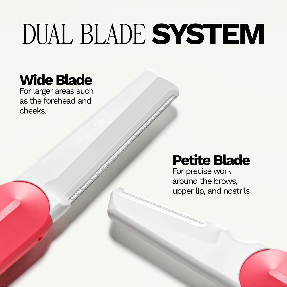 JILL exfoliating dermaplane blade pack designed for gentle use