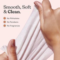 Jill Magic Wipes huile vegan vitamine E et huile d’argan nourrit la peau.