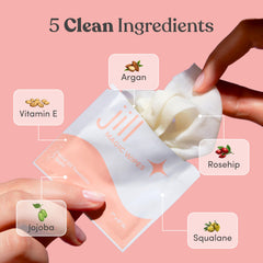Jill Magic Wipes préparation peau, ready pour dermaplaning.
