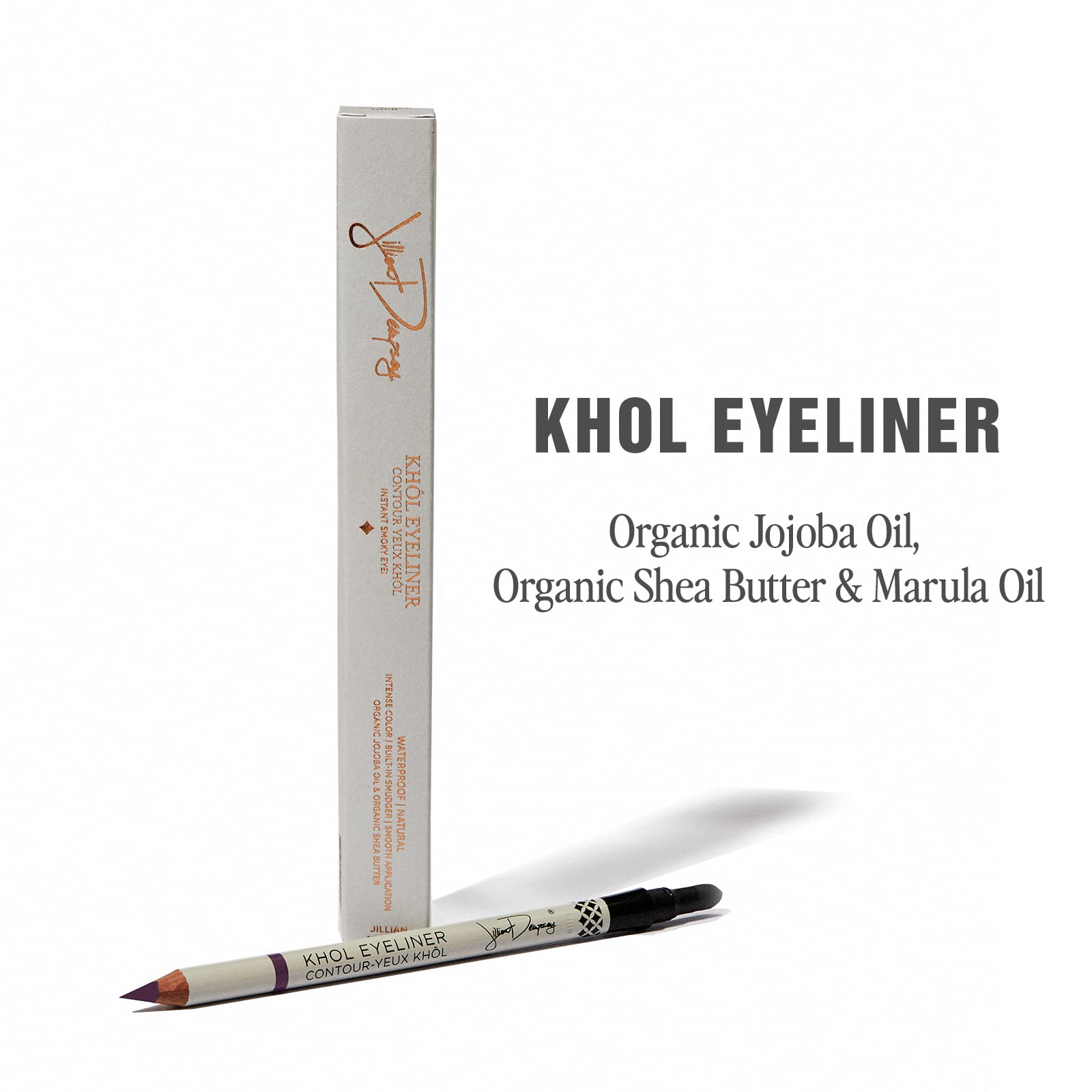 Built-in smudger close-up for easy blending with Jillian Dempsey Khol Eyeliner