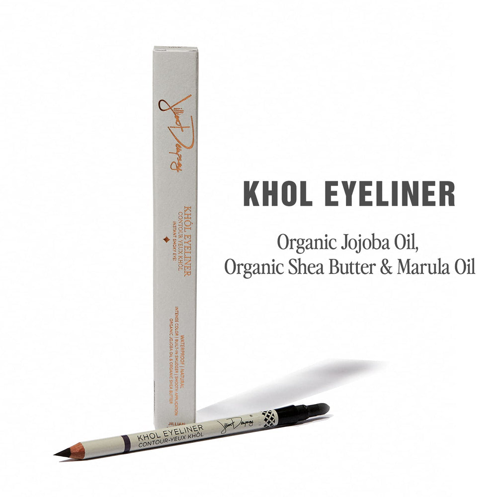 Jillian Dempsey Khol Eyeliner – embout estompant intégré pour un regard fumé sans effort.