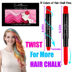 Jim&Gloria applicateur-crayon cheveux – application facile pour des touches colorées rapides.