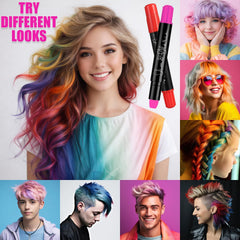 Jim&Gloria coiffure colorée pour fête – option ludique pour soirées et déguisements.