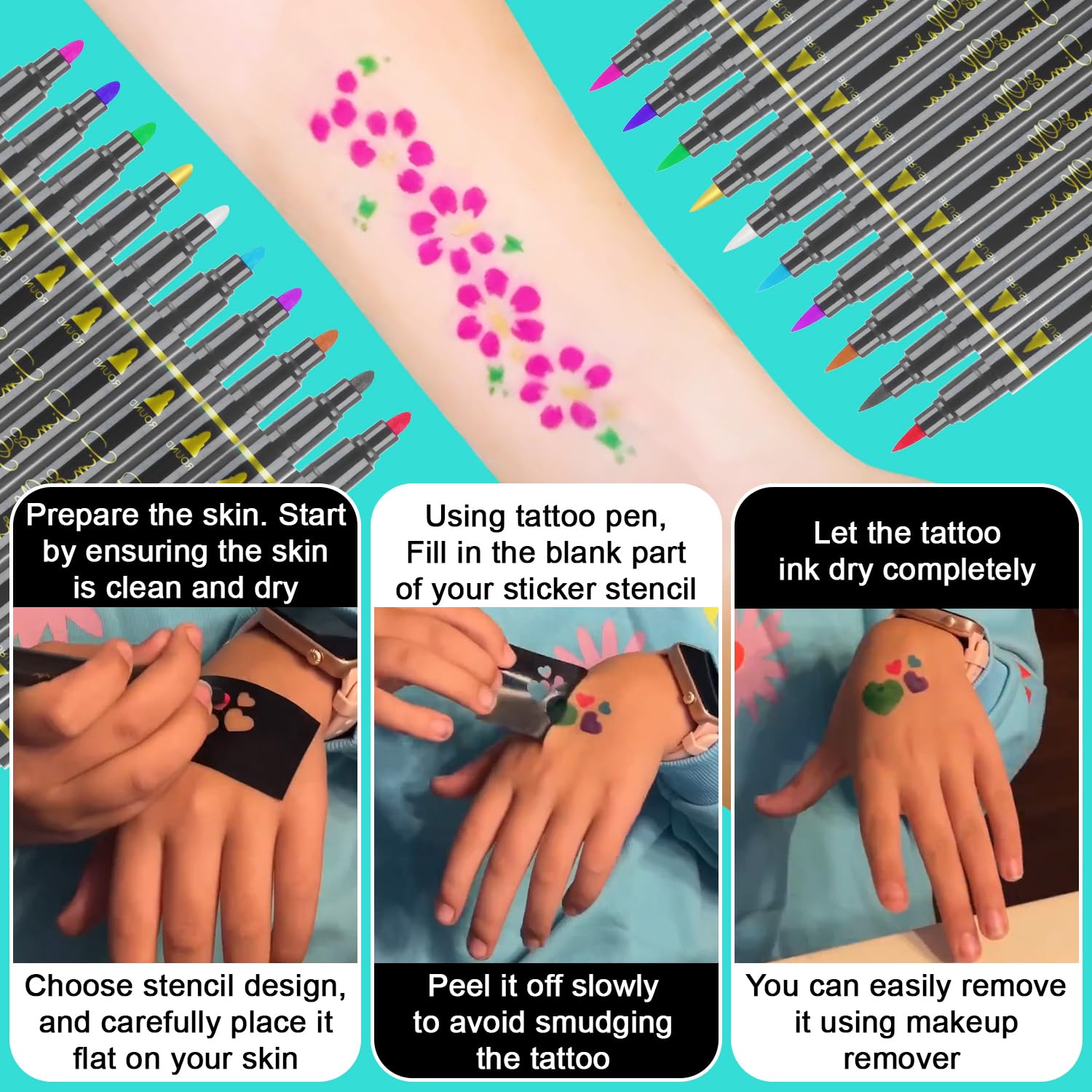 Jim&Gloria stylo tatouage securite peau et douceur