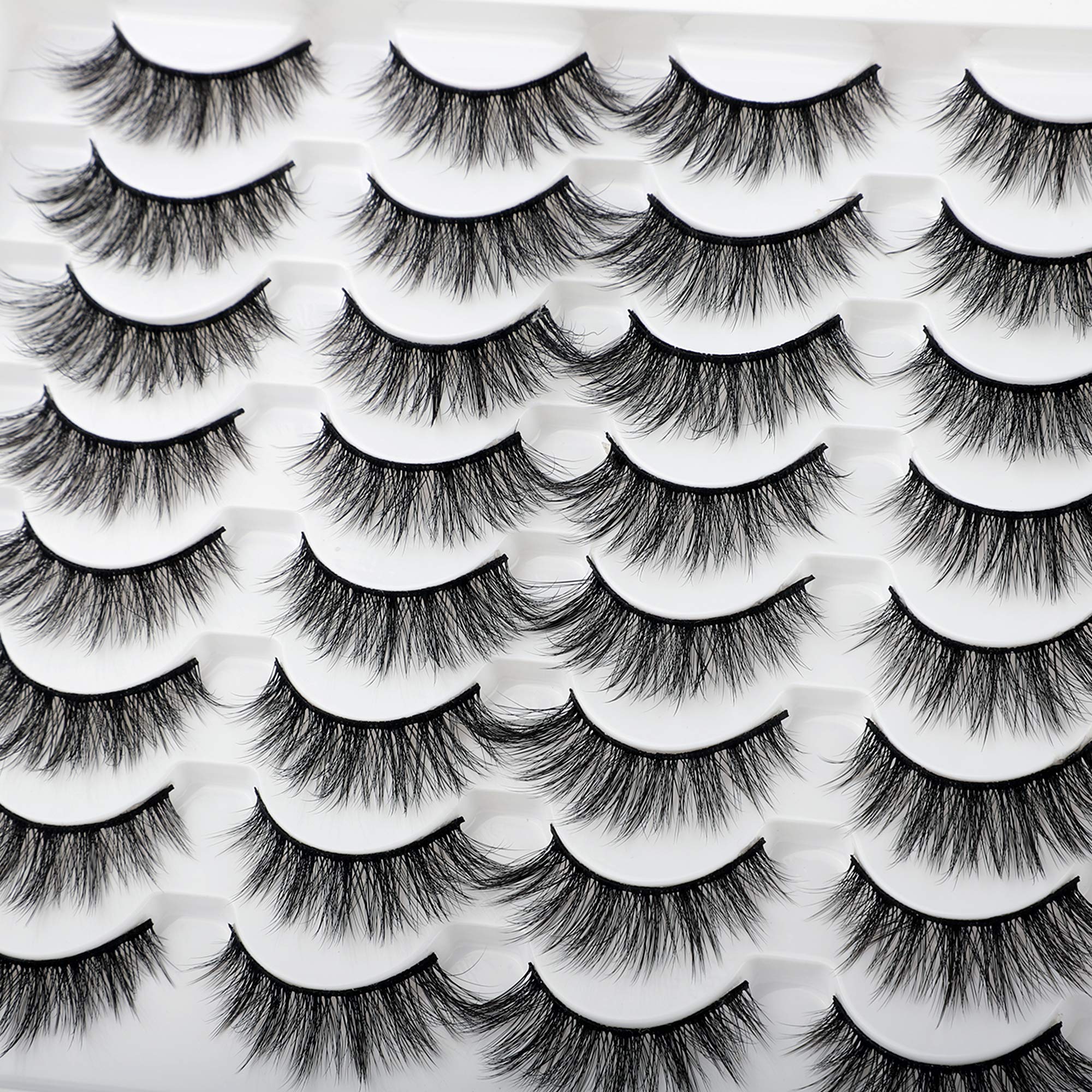 Bande fine et flexible des cils JIMIRE pour un port confortable.