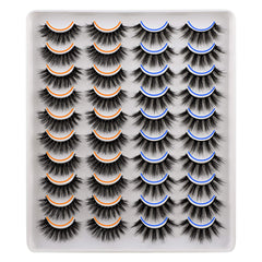 Cils faux JIMIRE dans leur emballage prêt pour un look rapide et glamour