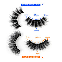Cils JIMIRE style quotidien, effet naturel pour une allure discrète