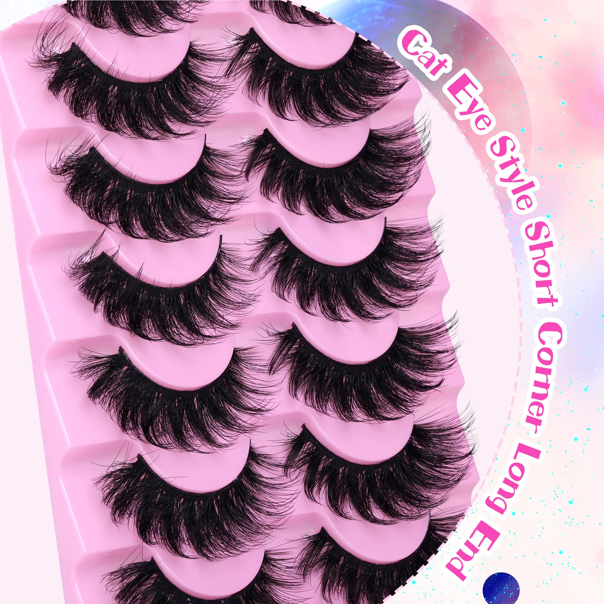 Cils Jimire courbe D 18 mm pour un effet allongé et dramatique.
