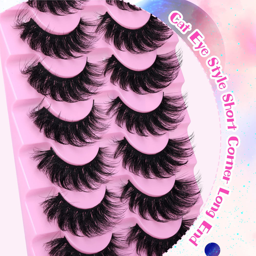 Cils Jimire courbe D 18 mm pour un effet allongé et dramatique.