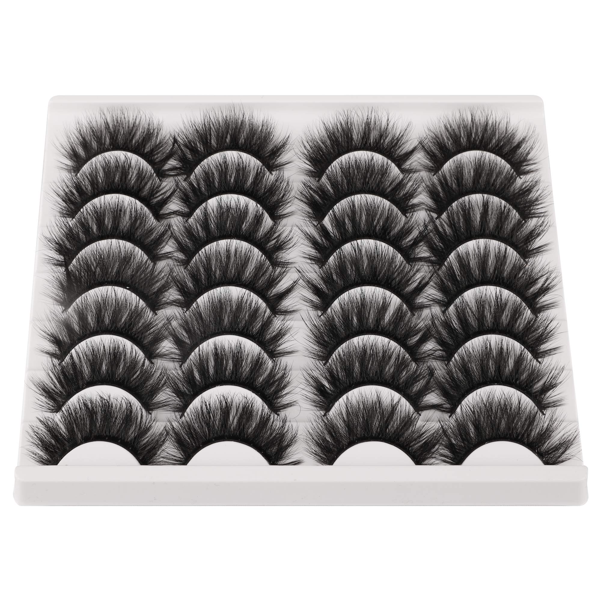 Jimire cils faux duveteux 3D pour regard ouvert et volumisé.