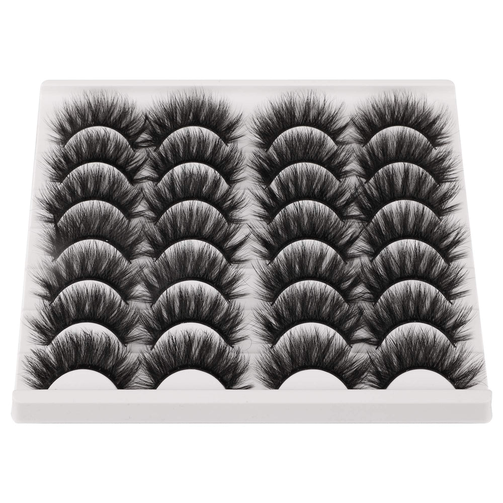 Jimire cils faux duveteux 3D pour regard ouvert et volumisé.