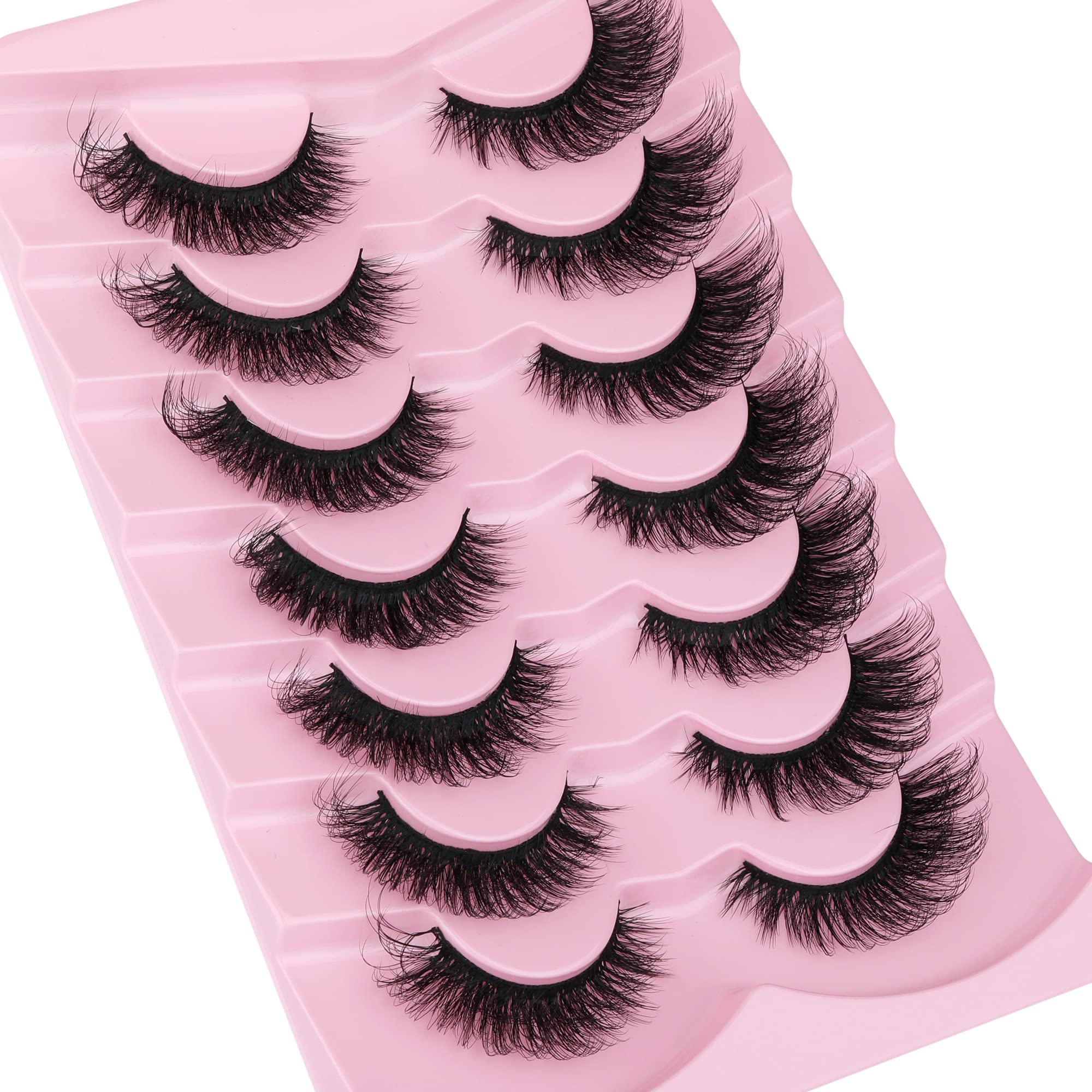 Cils JIMIRE regard fox-eye fluffy, 17 mm pour un look glamour discret