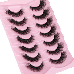 Cils JIMIRE regard fox-eye fluffy, 17 mm pour un look glamour discret