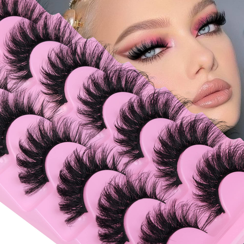 Cils Jimire faux mink volume 18 mm, regard œil de chat glamour prêt à porter.