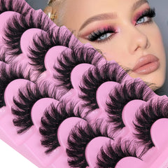 Cils Jimire faux mink volume 18 mm, regard œil de chat glamour prêt à porter.