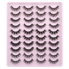 Jimire cils-faux naturels 14-18 mm pour un look équilibré