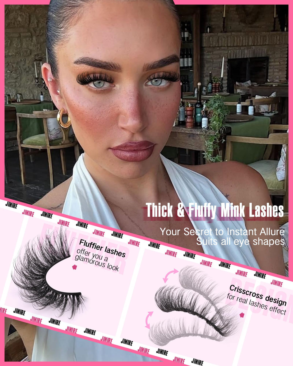 Cils JIMIRE effet extension luxe pour salon à domicile