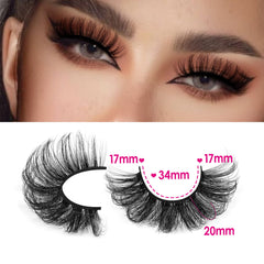 Effet extension salon avec les cils JIMIRE mink pour un regard glamour