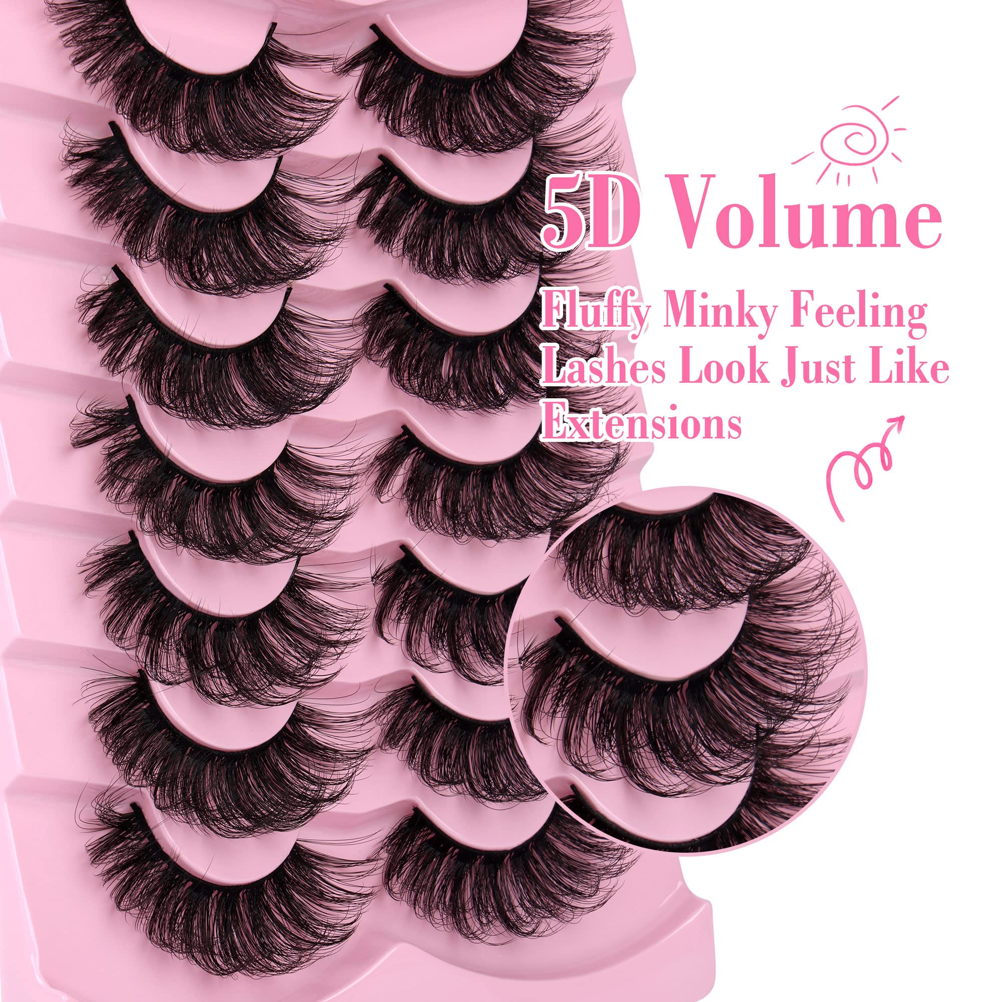 Fibres faux mink douces de JIMIRE pour un effet duveteux durable