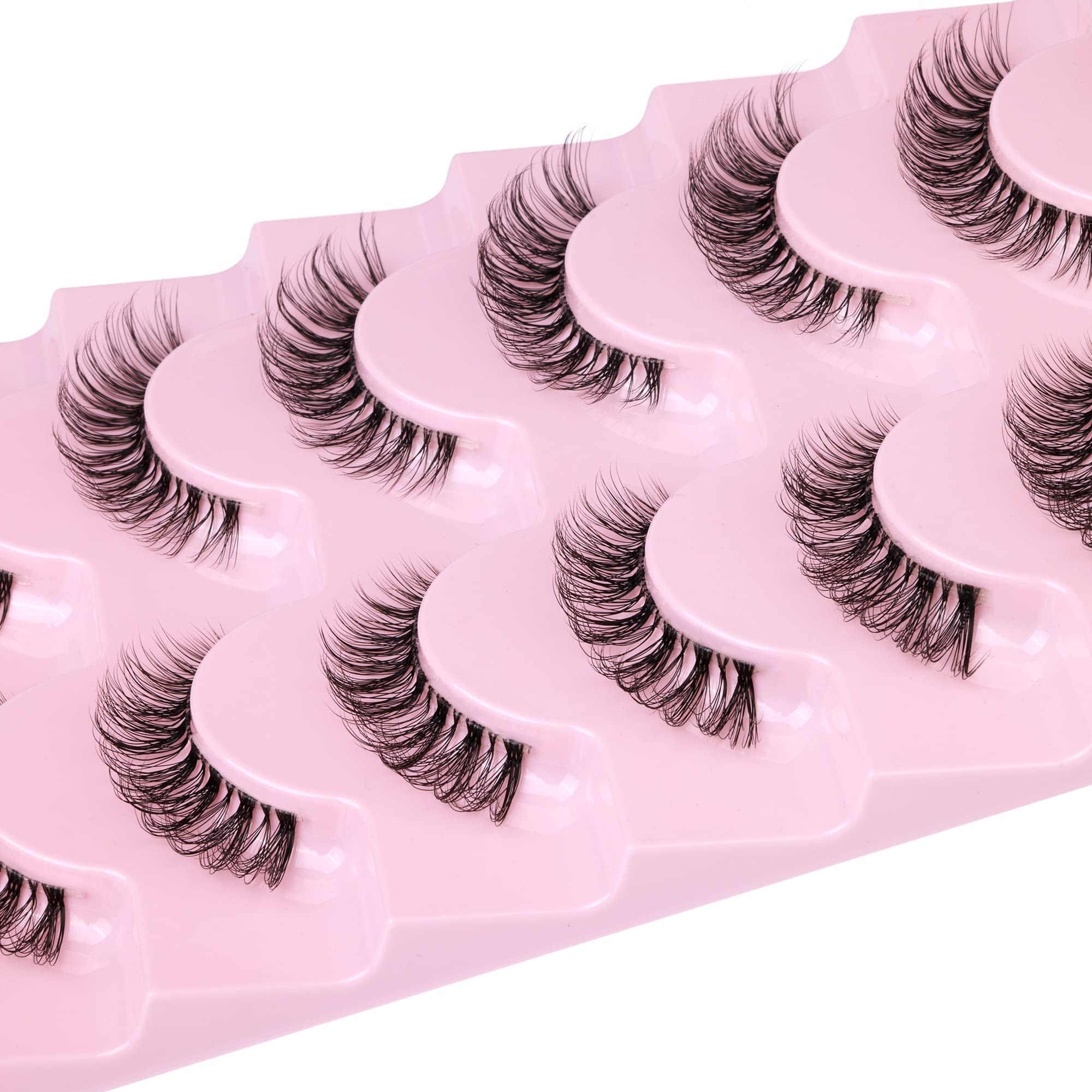 Cils JIMIRE, paquet cadeau 7 paires prêt à offrir à une passionnée de maquillage.