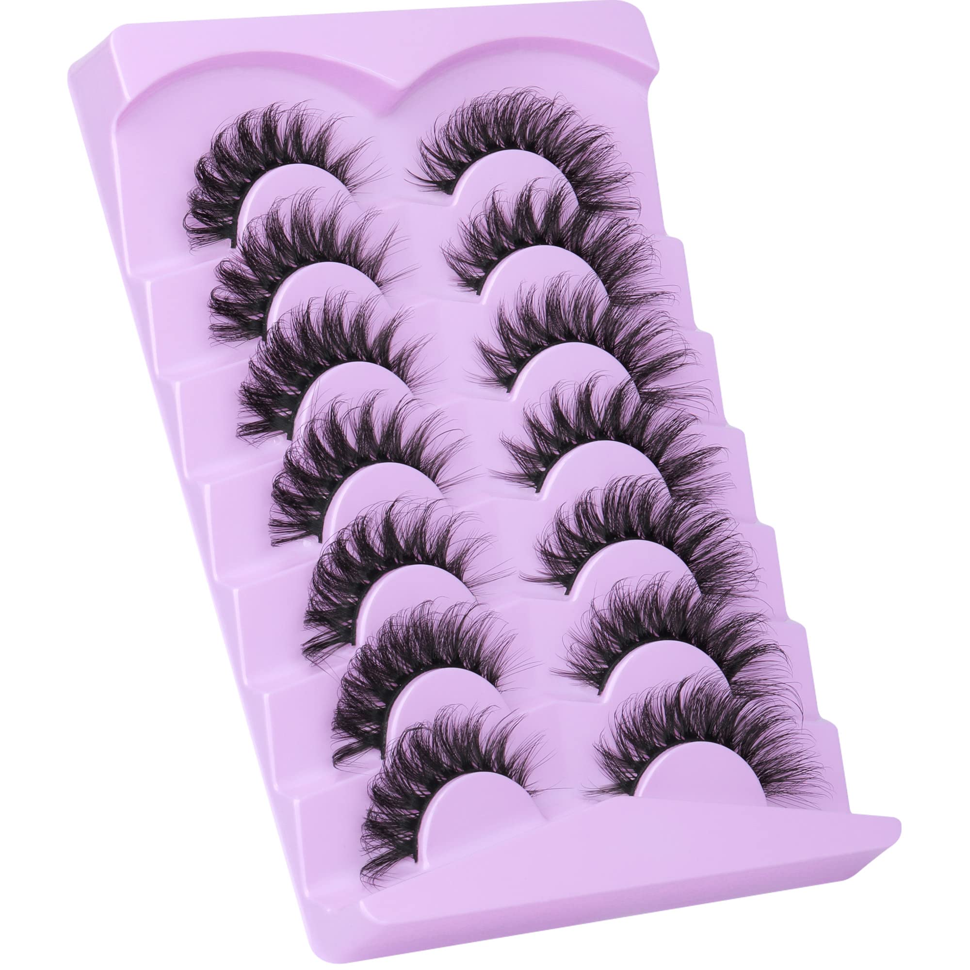 Cils JIMIRE vison 17mm délicats et faciles à plier pour un port confortable.