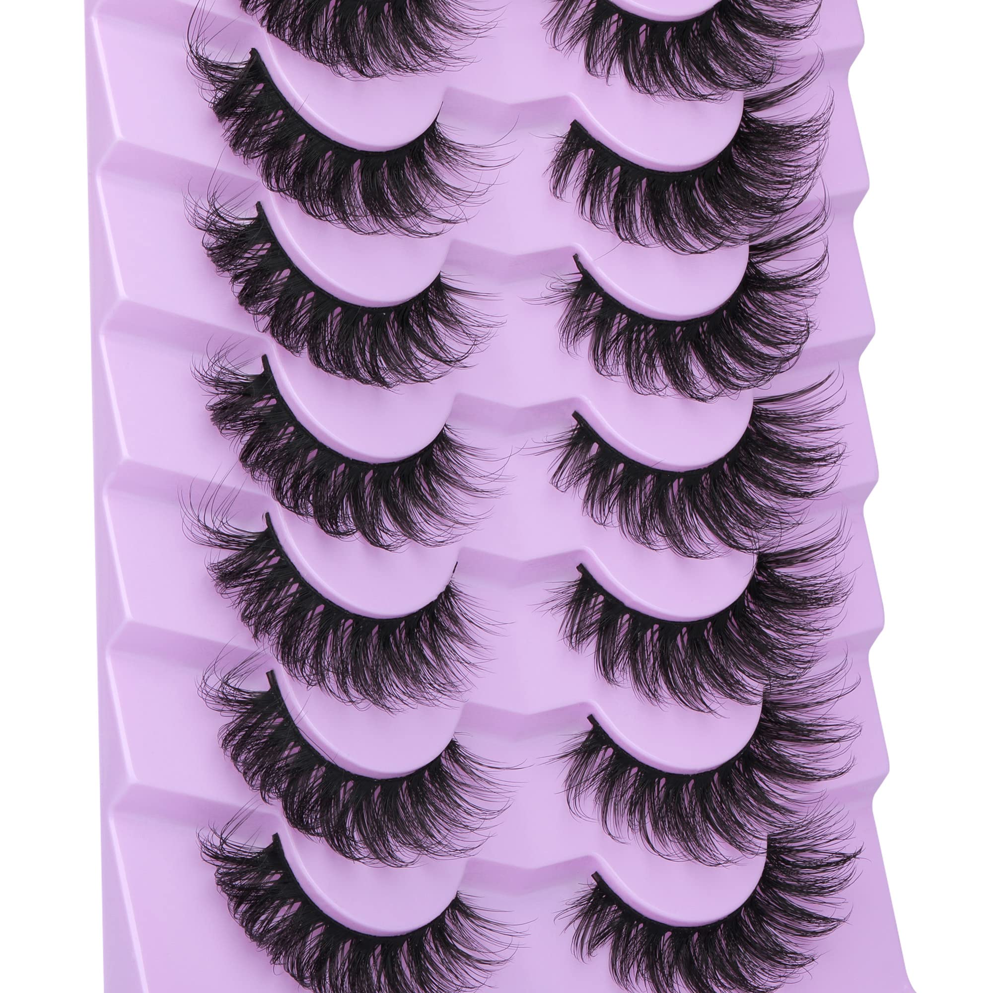 Cils JIMIRE vison ensemble 7 paires pour essais quotidiens.