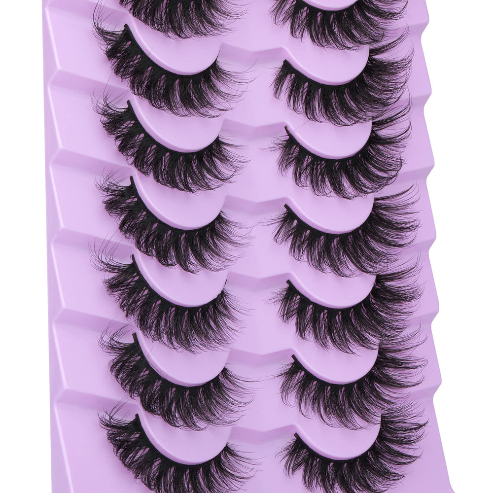 Cils JIMIRE vison ensemble 7 paires pour essais quotidiens.