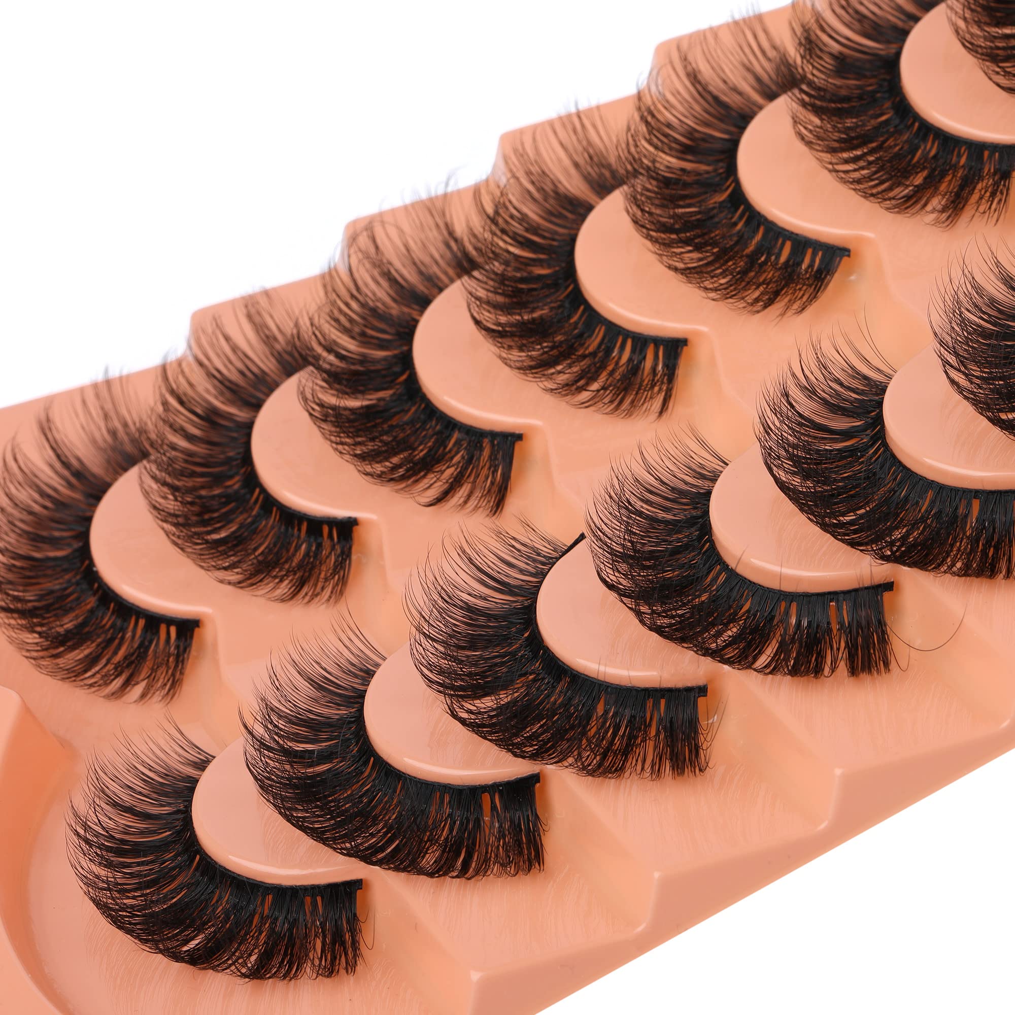 Cils JIMIRE fibres synthétiques vison douces et cruelty-free.