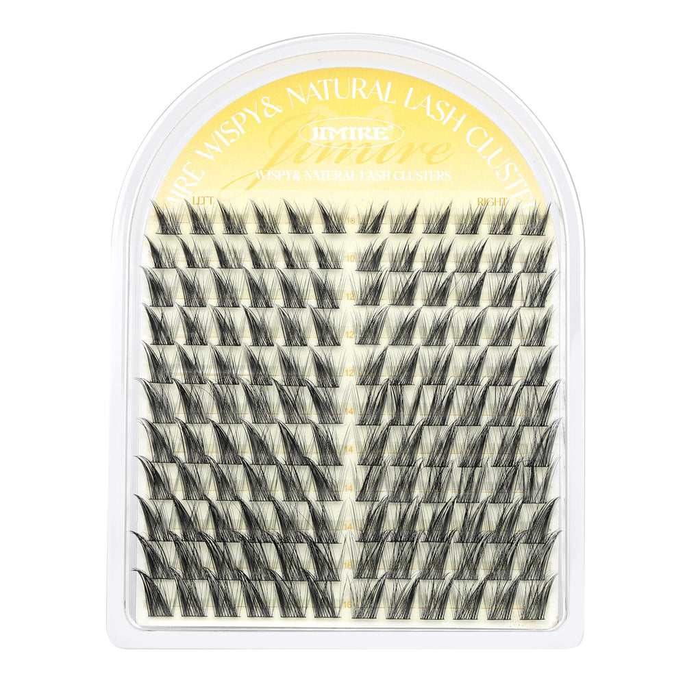 JIMIRE clusters cils œil-chat fibres premium douceur rendering fluide